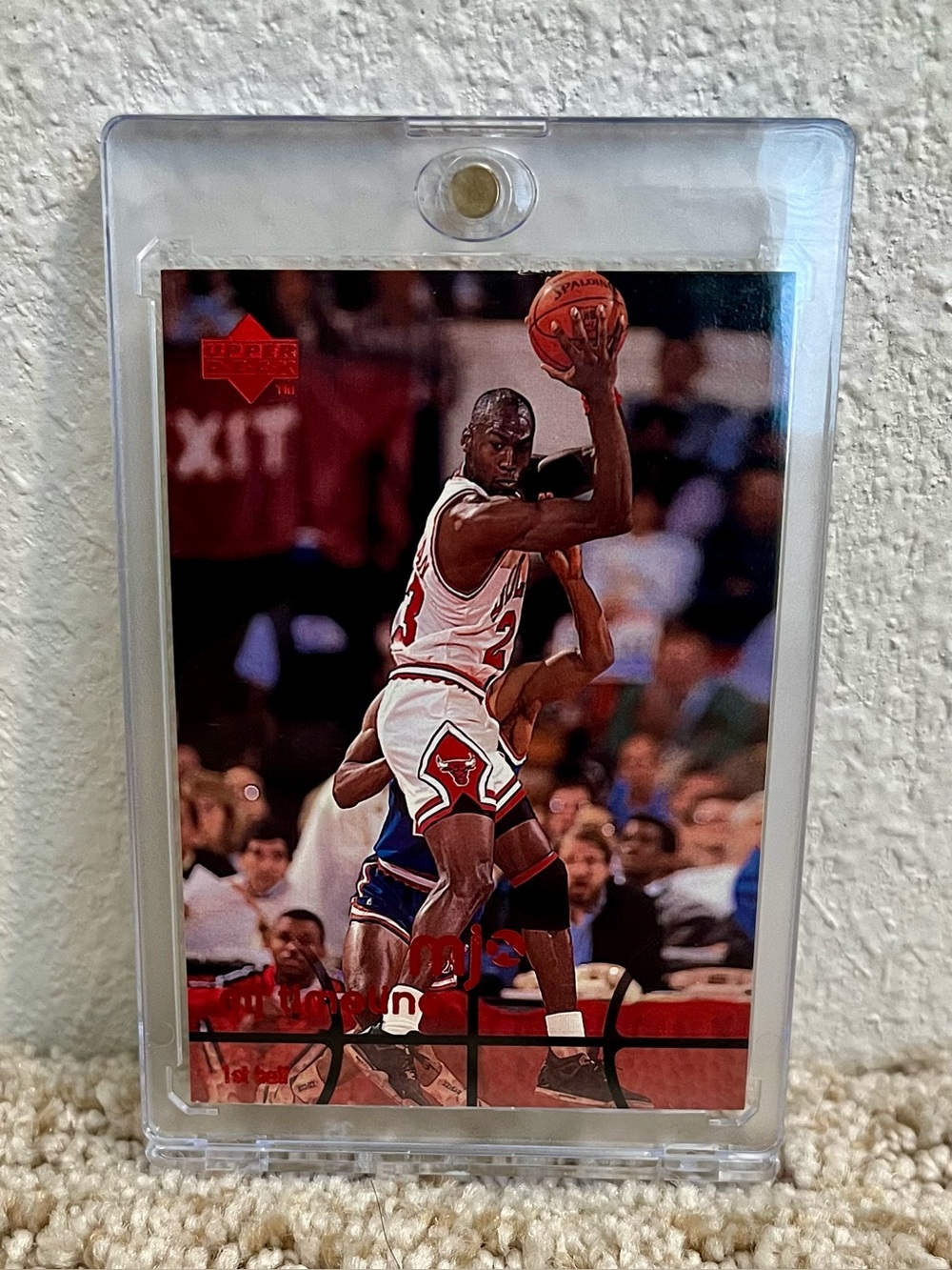 Michael Jordan 1998 Upper Deck MJ Timeline #34 Chicago Bulls MJX Basketball Card